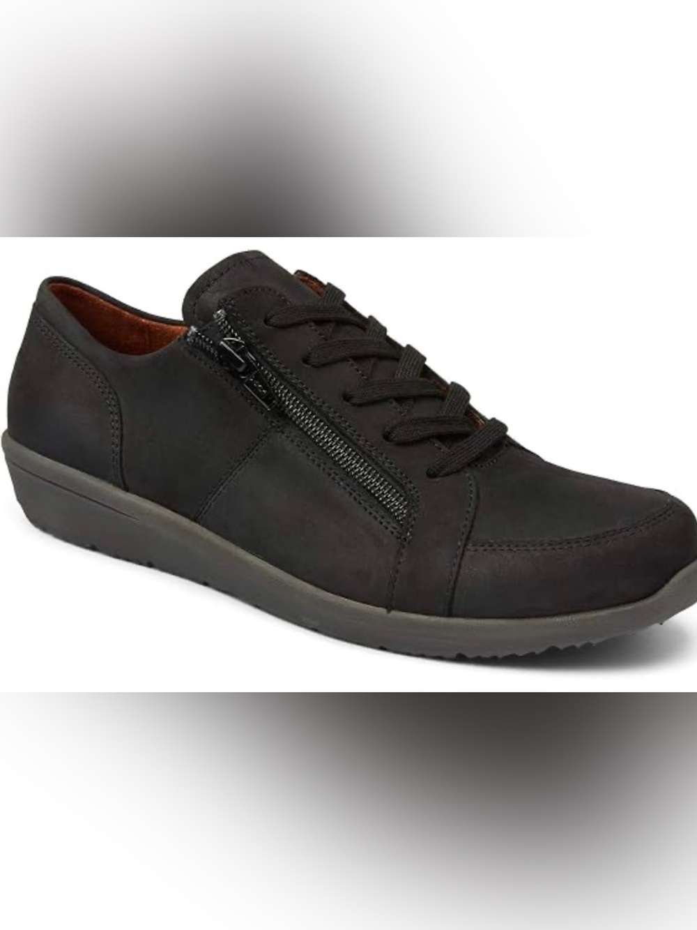 Vionic Black Women's Lace-Up Sneakers